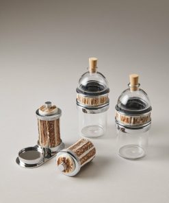 Materiali Lorenzi Milano Palchi Di Cervo | Set Olio E Aceto Mignon