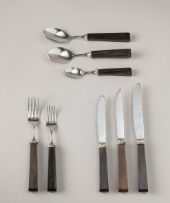 Materiali Lorenzi Milano Legno | Set Posate Da Tavola