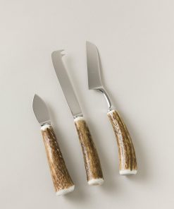 Materiali Lorenzi Milano Palchi Di Cervo | Coltello Formaggio