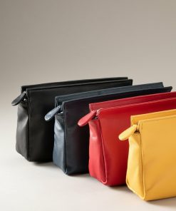 Materiali Lorenzi Milano Pelle | Necessaire Con Una Cerniera